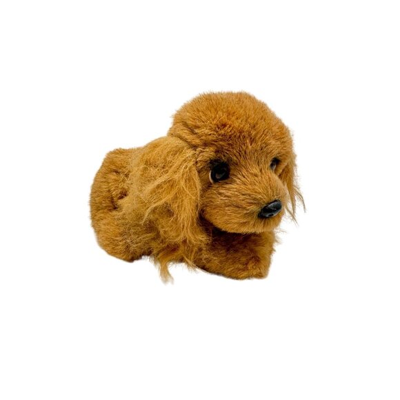 Yomiko by Russ Berrie Classic Brown Dog 8" Stuffed Animal Long Hair Ears Plush - Picture 1 of 7